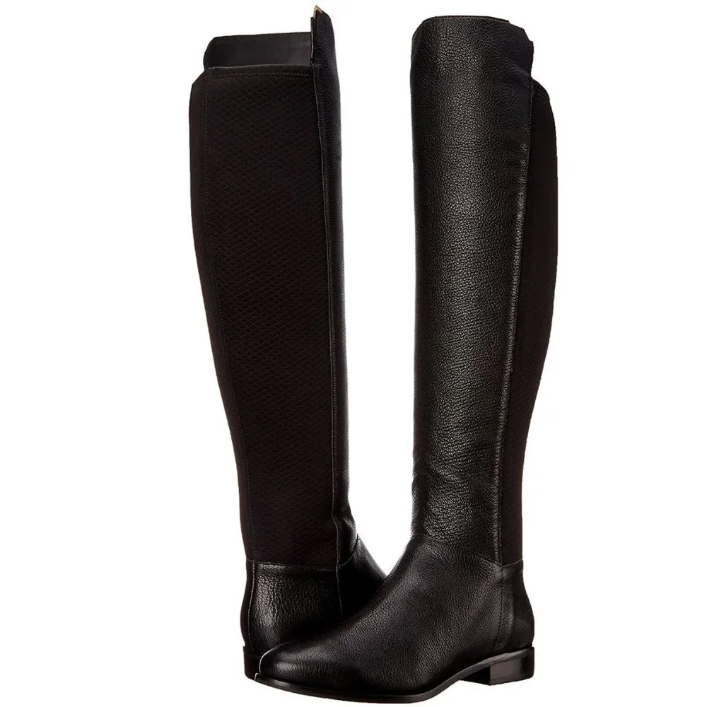 NEVER WORN! Cole Haan Duchess Over-The-Knee Black Leather Boots